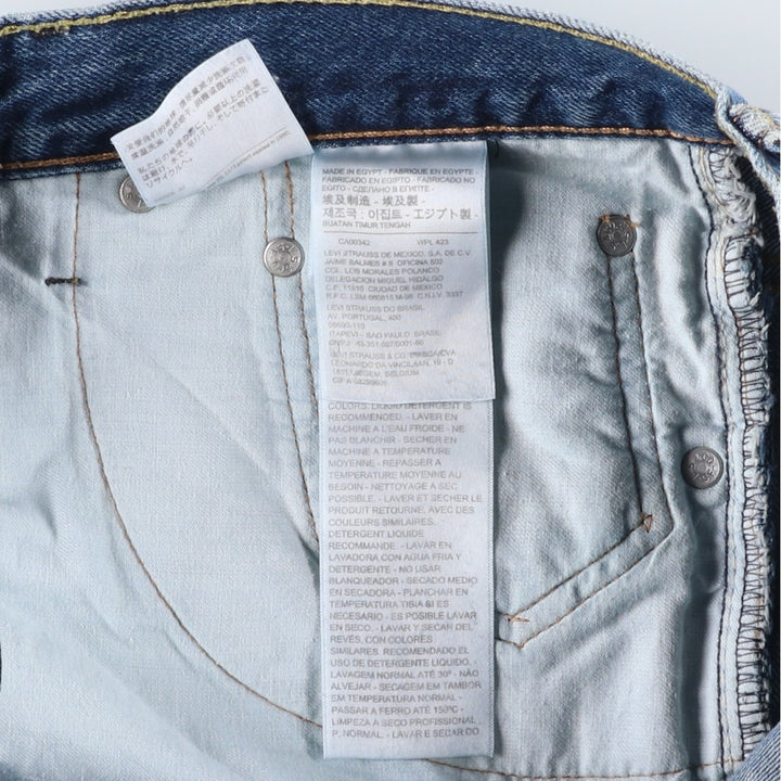 Levi's 569 Denim Shorts, Men's Size W38 (approx.) cotton blue type Vintage Second Hand