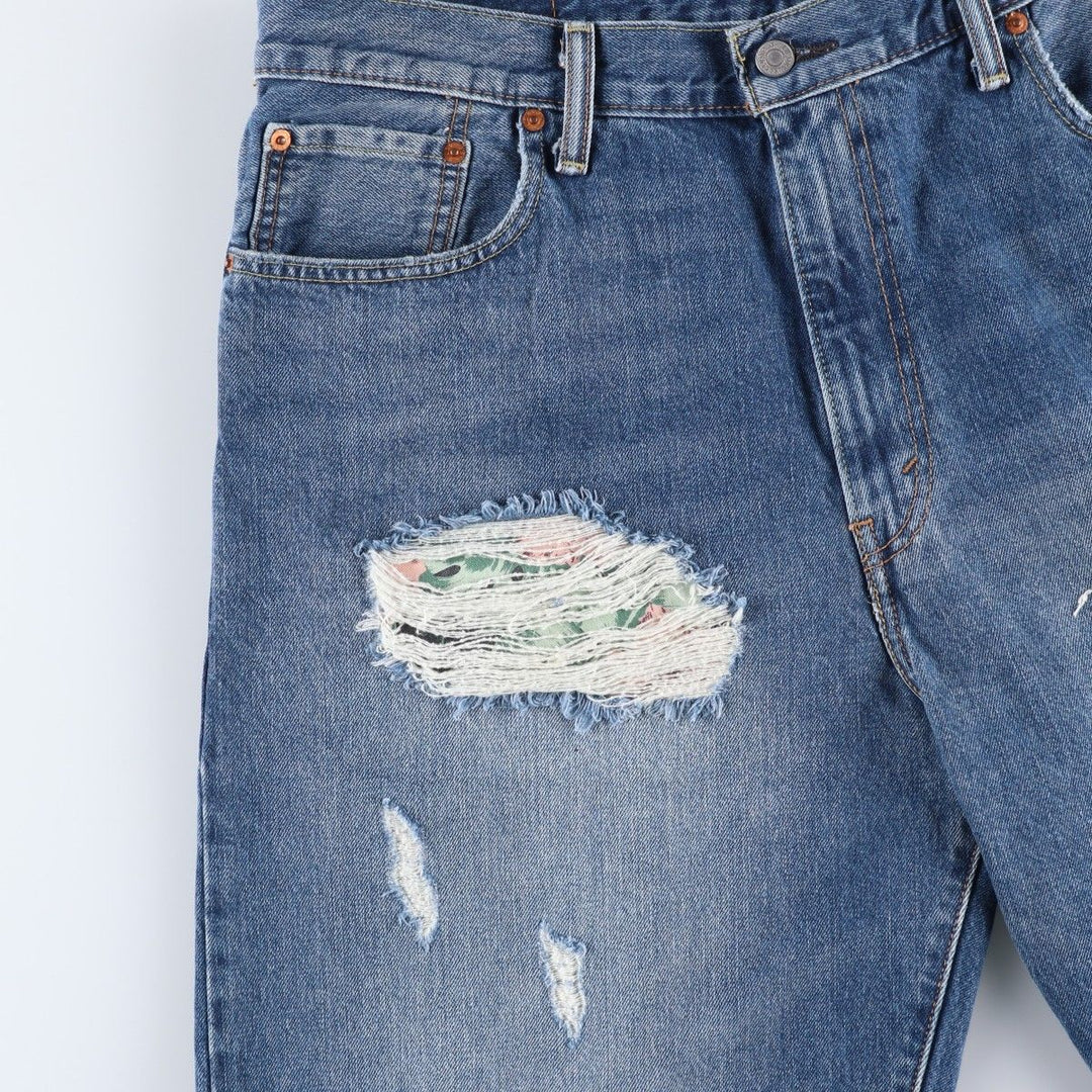 Levi's 569 Denim Shorts, Men's Size W38 (approx.) cotton blue type Vintage Second Hand