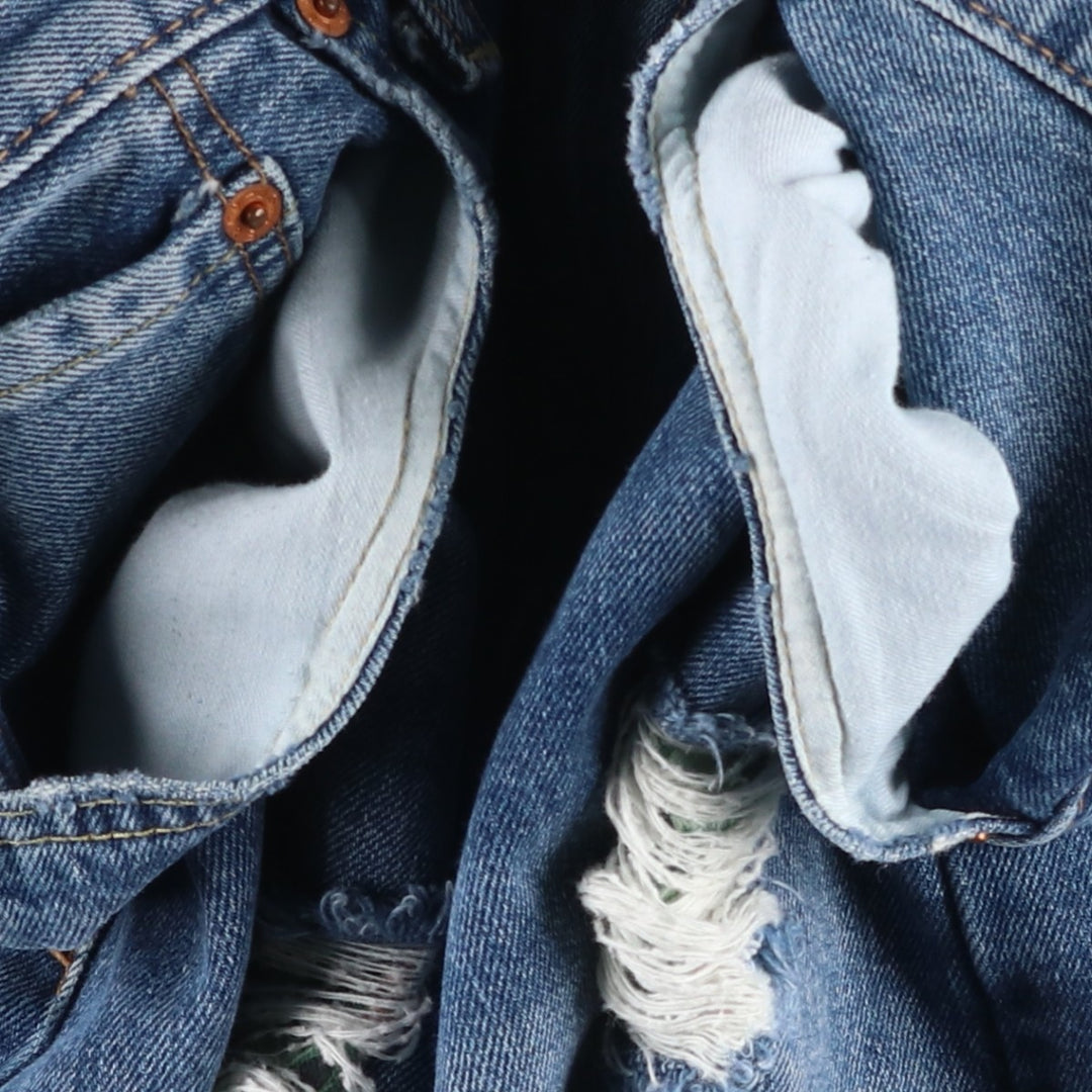 Levi's 569 Denim Shorts, Men's Size W38 (approx.) cotton blue type Vintage Second Hand