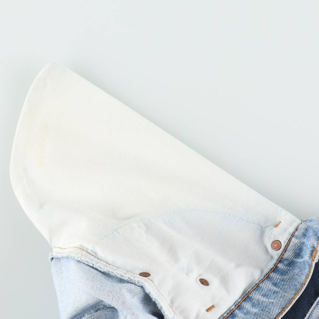 90'S Levi's 36550-1734 Relaxed Fit Orange Tab Denim Shorts, Men's W33 (approx.), Vintage cotton blue type Vintage Second Hand