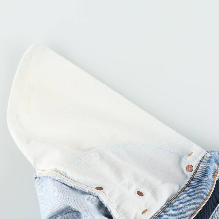 90'S Levi's 36550-1734 Relaxed Fit Orange Tab Denim Shorts, Men's W33 (approx.), Vintage cotton blue type Vintage Second Hand