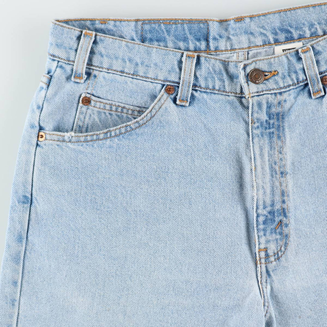 90'S Levi's 36550-1734 Relaxed Fit Orange Tab Denim Shorts, Men's W33 (approx.), Vintage cotton blue type Vintage Second Hand