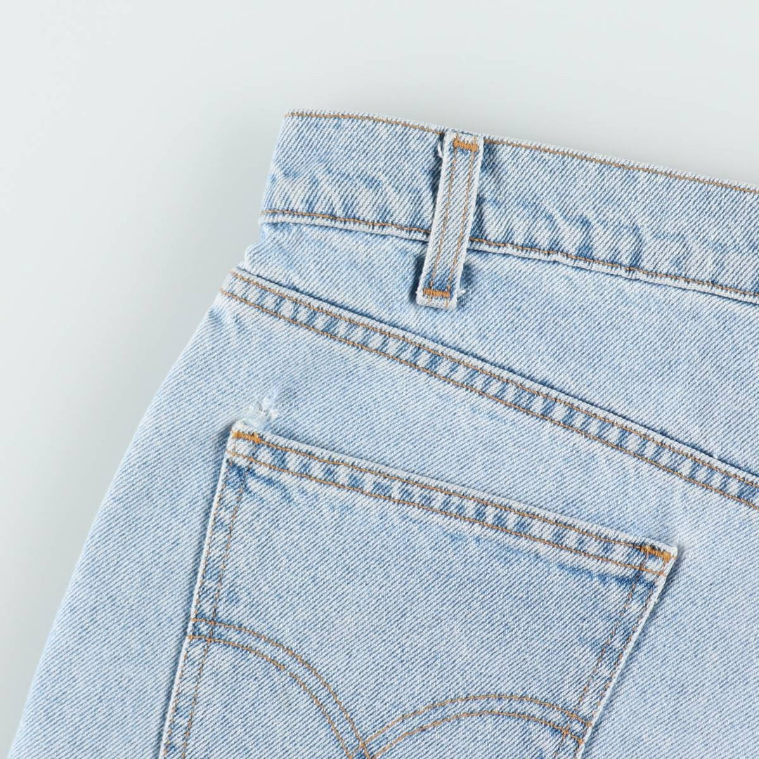 90'S Levi's 36550-1734 Relaxed Fit Orange Tab Denim Shorts, Men's W33 (approx.), Vintage cotton blue type Vintage Second Hand