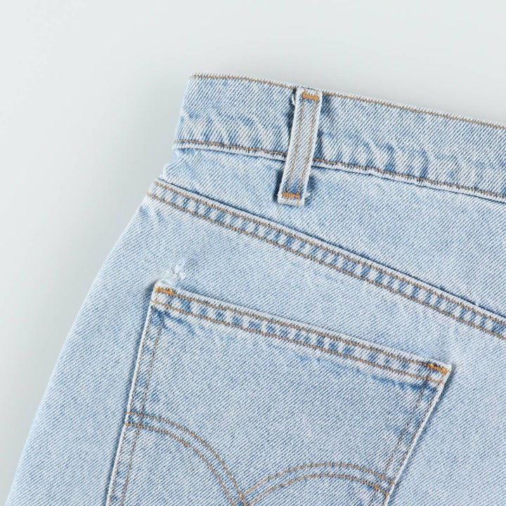 90'S Levi's 36550-1734 Relaxed Fit Orange Tab Denim Shorts, Men's W33 (approx.), Vintage cotton blue type Vintage Second Hand