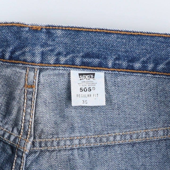 2000'S Levi's 505 Regular Fit Denim Shorts, Men's Size 36 cotton blue type Vintage Second Hand
