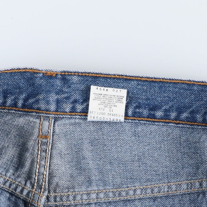2000'S Levi's 505 Regular Fit Denim Shorts, Men's Size 36 cotton blue type Vintage Second Hand