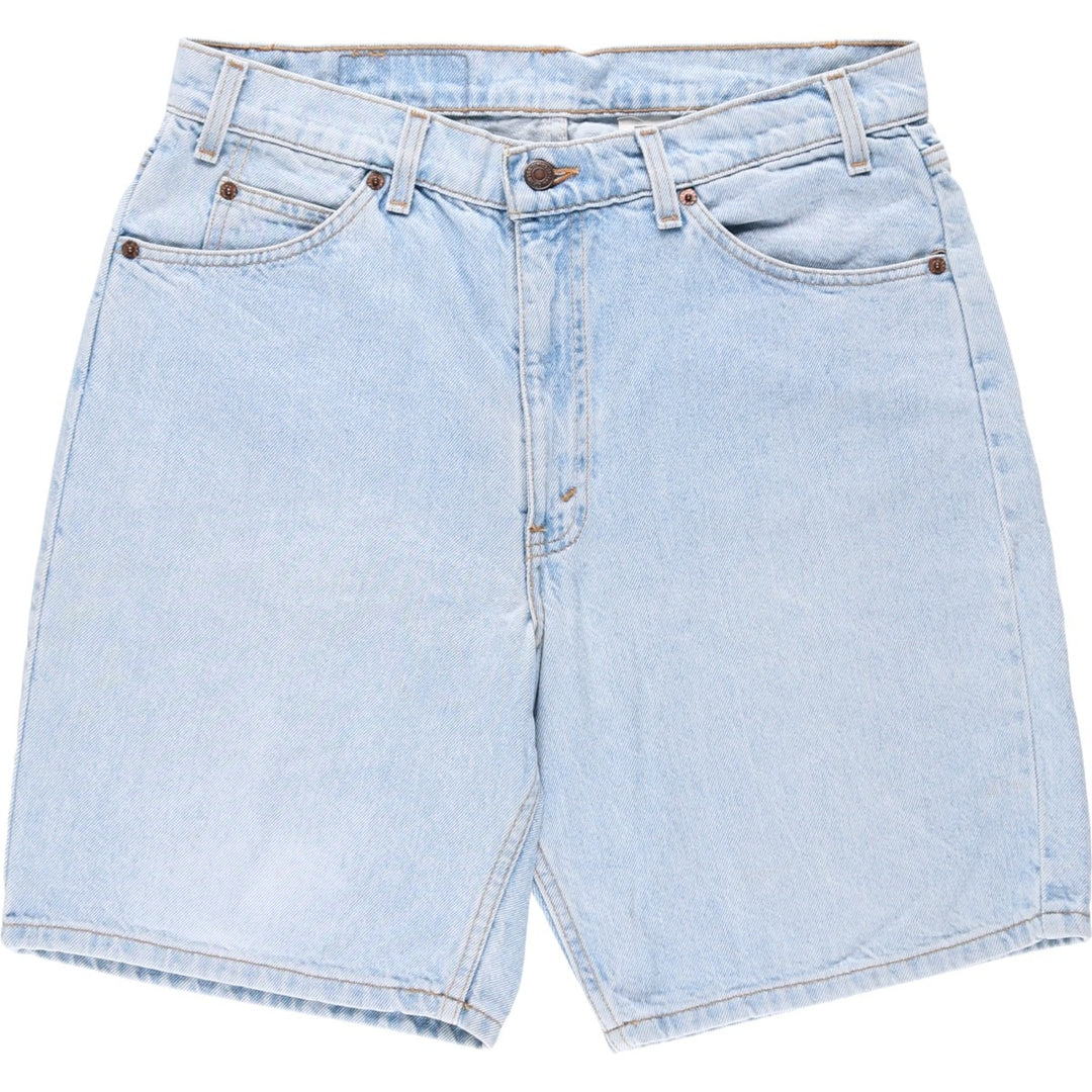 90'S Levi's 550 Relaxed Fit Denim Shorts, Men's Size W34 (approx.), Vintage cotton Blue type light blue Vintage Second Hand
