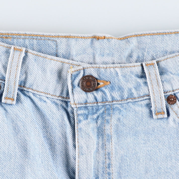 90'S Levi's 550 Relaxed Fit Denim Shorts, Men's Size W34 (approx.), Vintage cotton Blue type light blue Vintage Second Hand