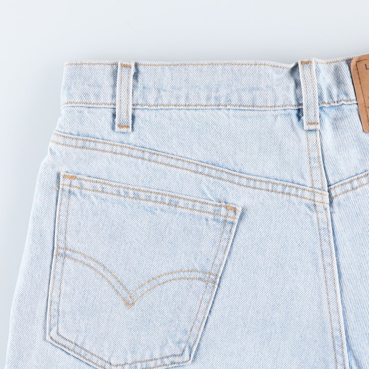 90'S Levi's 550 Relaxed Fit Denim Shorts, Men's Size W34 (approx.), Vintage cotton Blue type light blue Vintage Second Hand