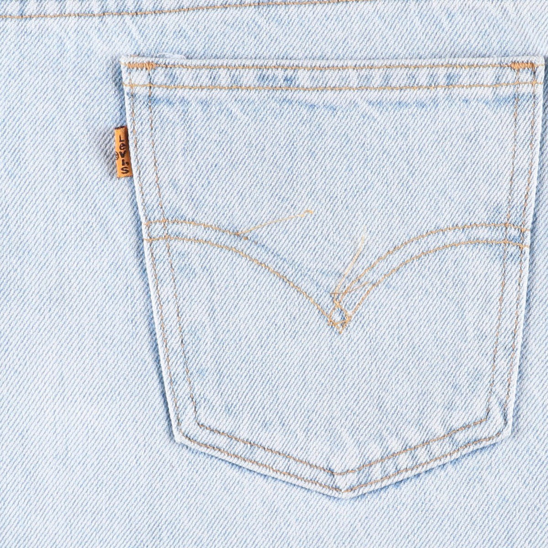 90'S Levi's 550 Relaxed Fit Denim Shorts, Men's Size W34 (approx.), Vintage cotton Blue type light blue Vintage Second Hand