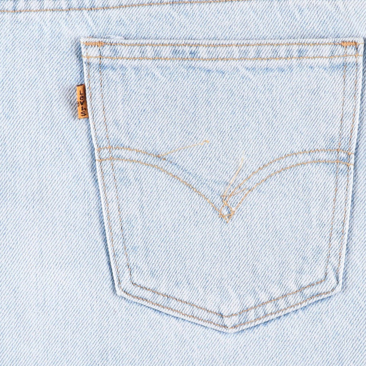 90'S Levi's 550 Relaxed Fit Denim Shorts, Men's Size W34 (approx.), Vintage cotton Blue type light blue Vintage Second Hand