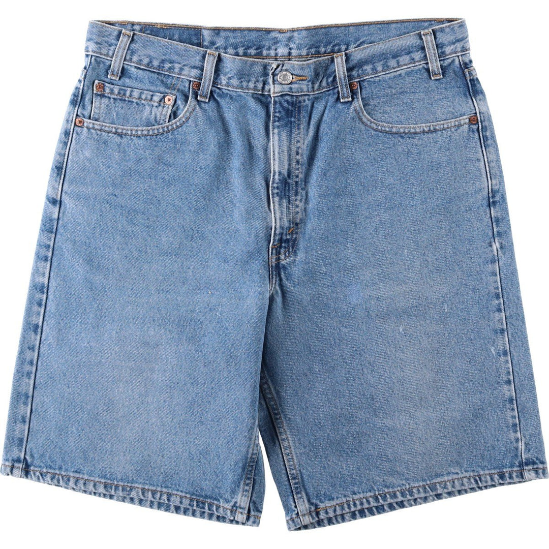Levi's 550 Relaxed Fit Denim Shorts (Men's W37 equivalent) cotton blue type Vintage Second Hand
