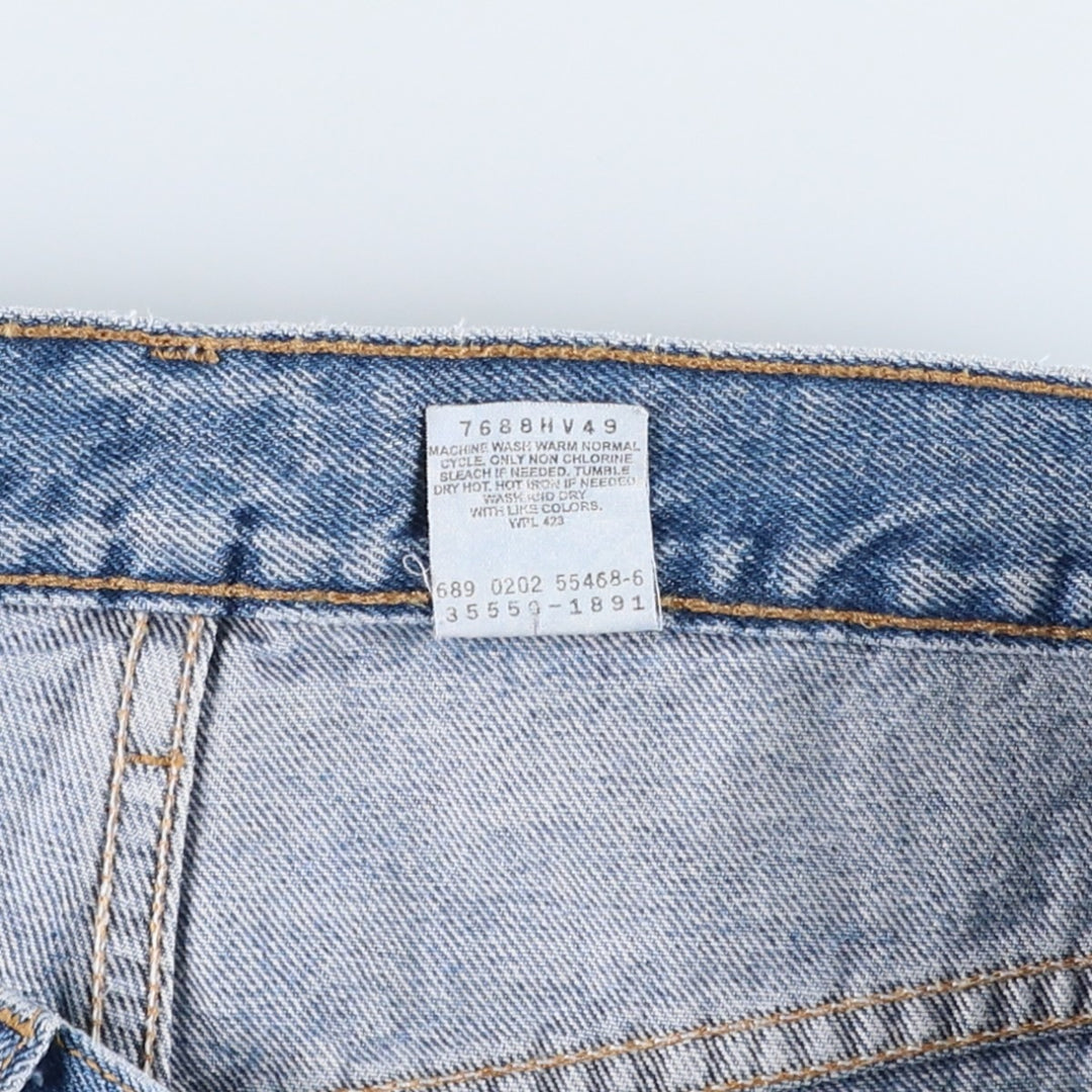 Levi's 550 Relaxed Fit Denim Shorts (Men's W37 equivalent) cotton blue type Vintage Second Hand
