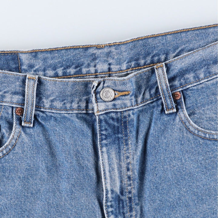 Levi's 550 Relaxed Fit Denim Shorts (Men's W37 equivalent) cotton blue type Vintage Second Hand