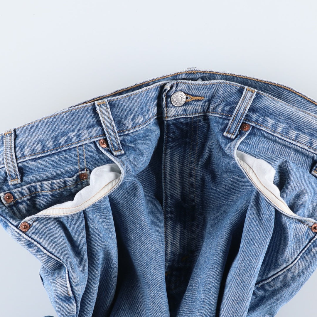Levi's 550 Relaxed Fit Denim Shorts (Men's W37 equivalent) cotton blue type Vintage Second Hand