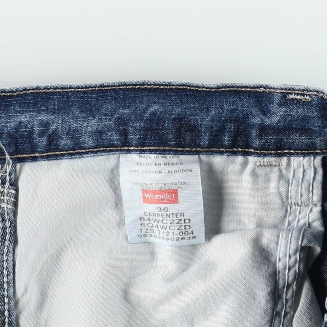 00'S Wrangler CARPENTER Denim Painter Shorts, Men's, W36 equivalent cotton blue type Vintage Second Hand