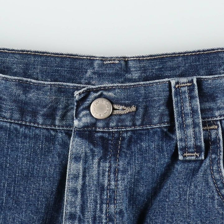 00'S Wrangler CARPENTER Denim Painter Shorts, Men's, W36 equivalent cotton blue type Vintage Second Hand