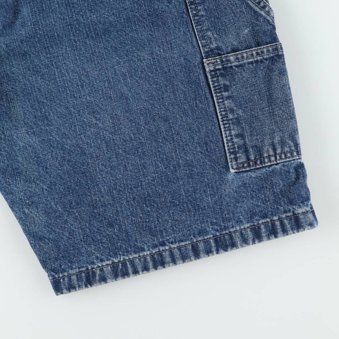 00'S Wrangler CARPENTER Denim Painter Shorts, Men's, W36 equivalent cotton blue type Vintage Second Hand