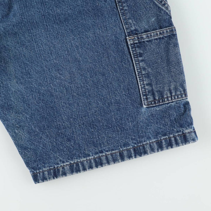 00'S Wrangler CARPENTER Denim Painter Shorts, Men's, W36 equivalent cotton blue type Vintage Second Hand