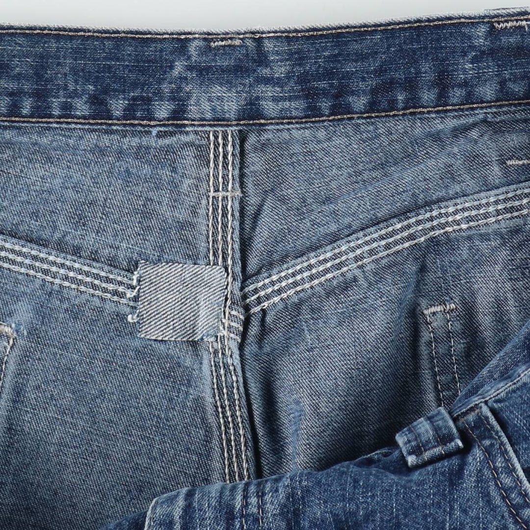 00'S Wrangler CARPENTER Denim Painter Shorts, Men's, W36 equivalent cotton blue type Vintage Second Hand