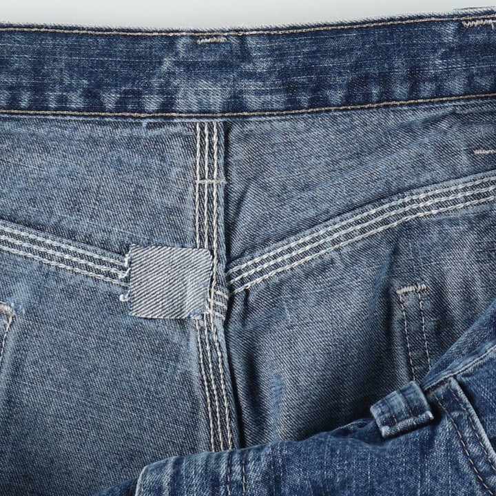 00'S Wrangler CARPENTER Denim Painter Shorts, Men's, W36 equivalent cotton blue type Vintage Second Hand