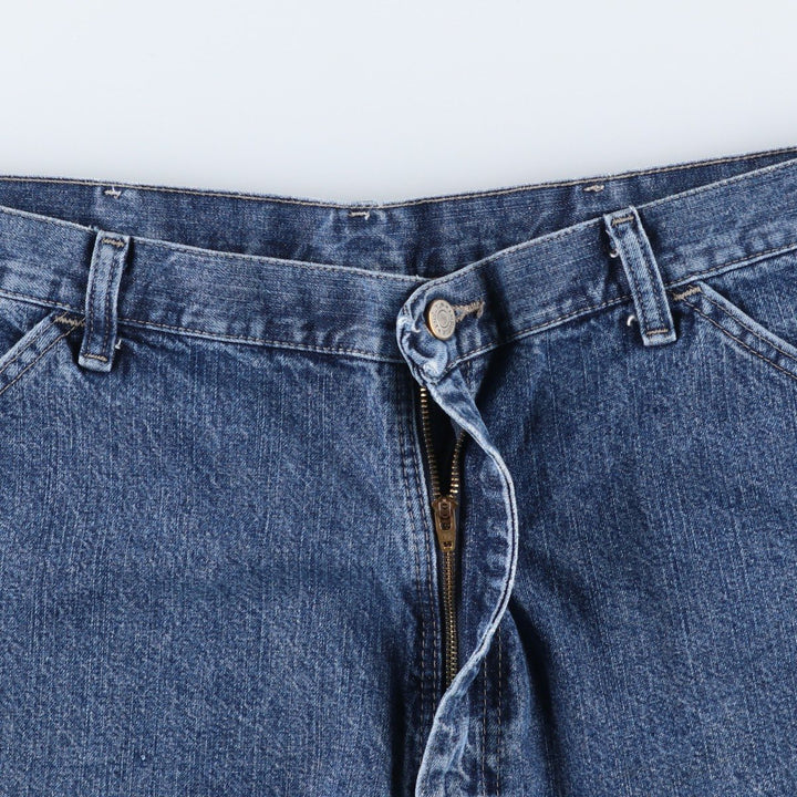Wrangler denim painter shorts, men's size W37 (approx.) cotton blue type Vintage Second Hand