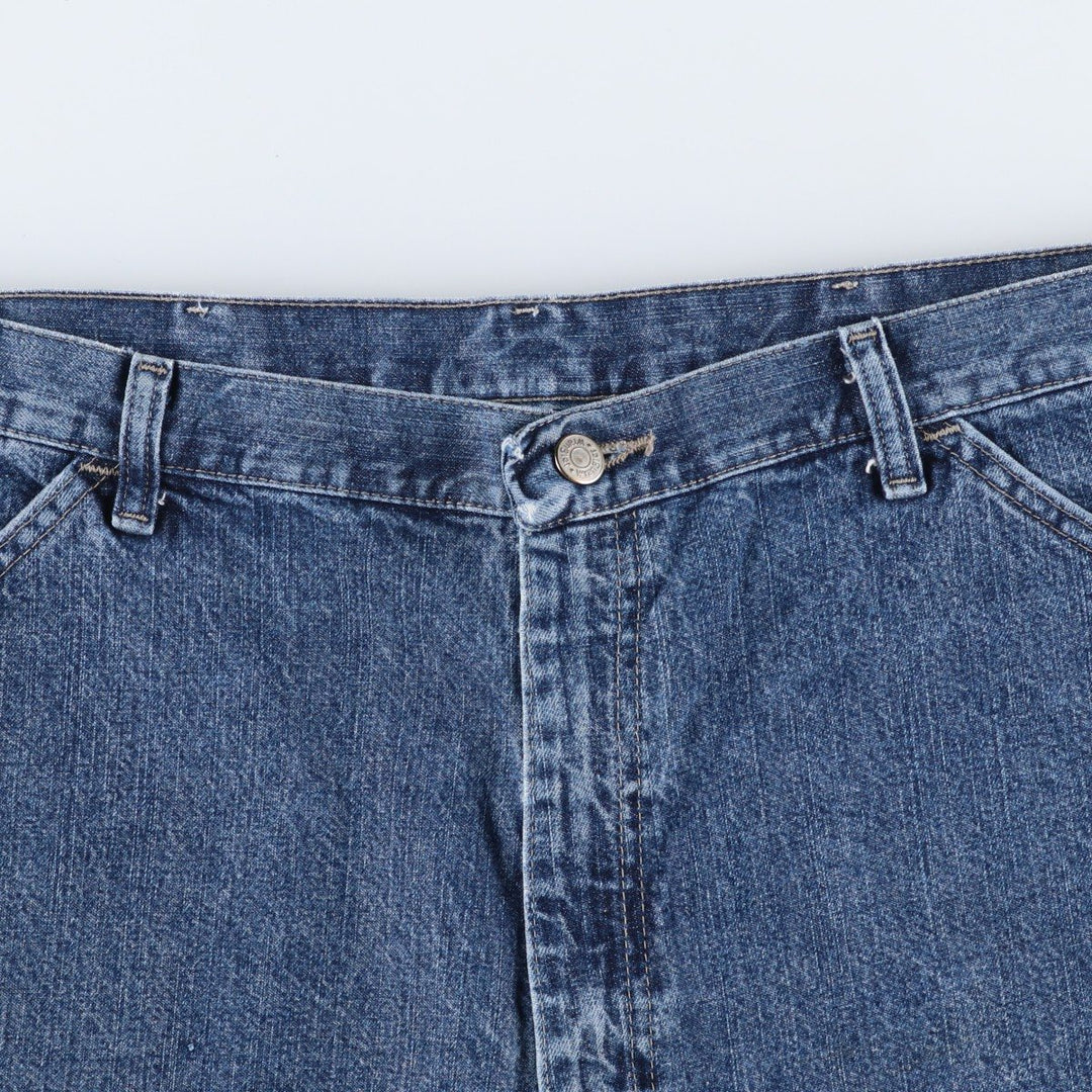 Wrangler denim painter shorts, men's size W37 (approx.) cotton blue type Vintage Second Hand