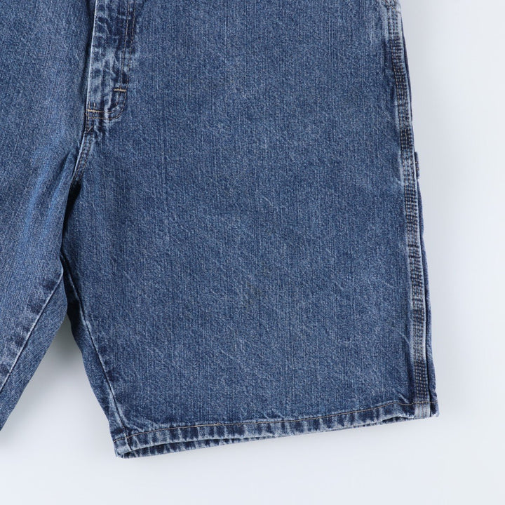 Wrangler denim painter shorts, men's size W37 (approx.) cotton blue type Vintage Second Hand