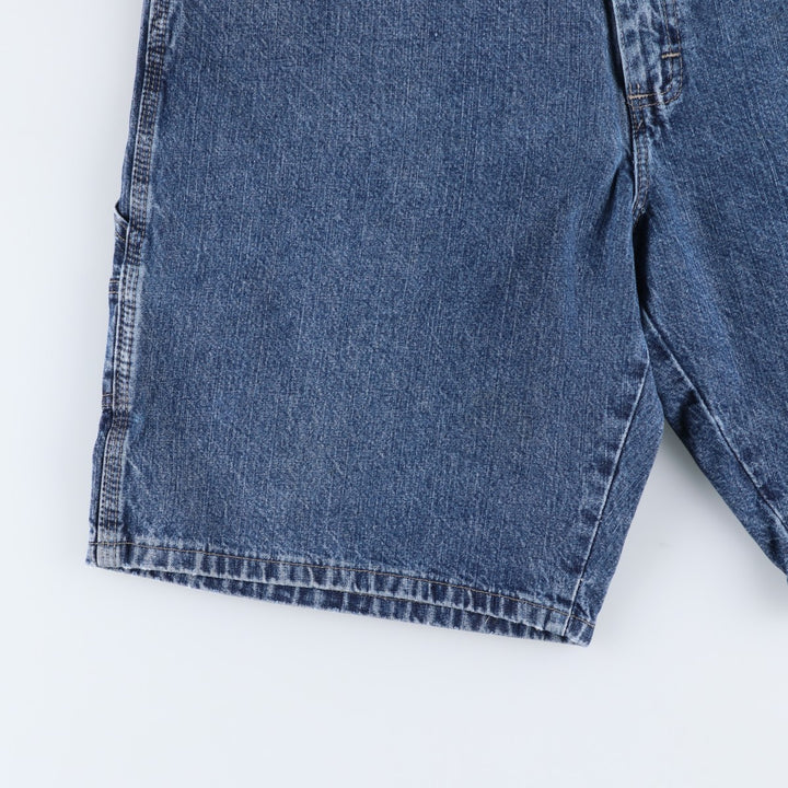 Wrangler denim painter shorts, men's size W37 (approx.) cotton blue type Vintage Second Hand