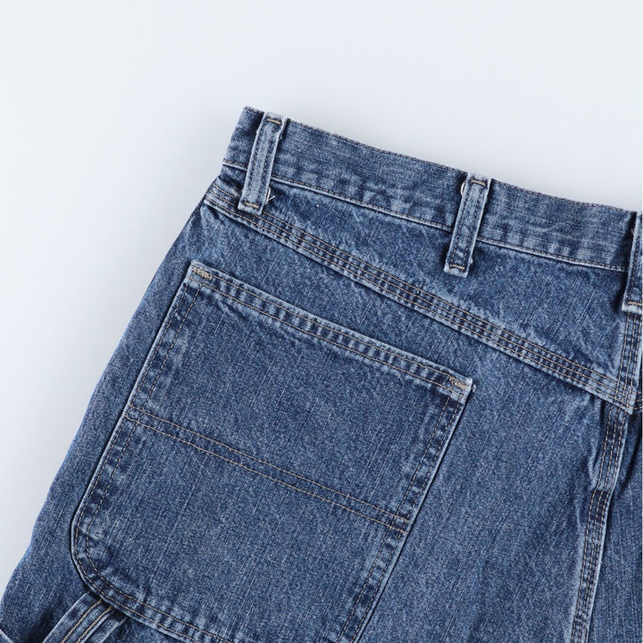 Wrangler denim painter shorts, men's size W37 (approx.) cotton blue type Vintage Second Hand