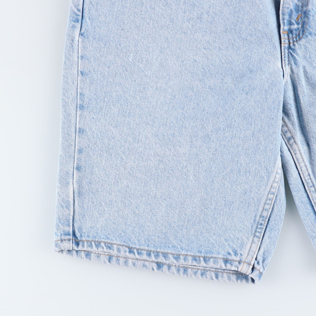 2000'S Levi's 505 Regular Fit Denim Shorts (Men's size W33 equivalent) cotton Blue type light blue Vintage Second Hand