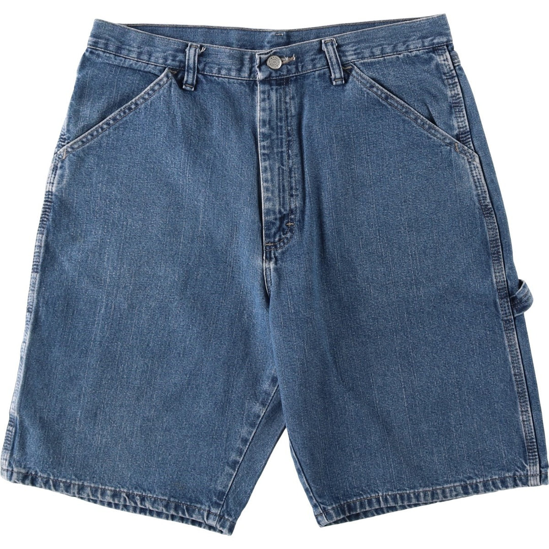 Wrangler Denim Painter Shorts, Men's, W34 equivalent cotton blue type Vintage Second Hand
