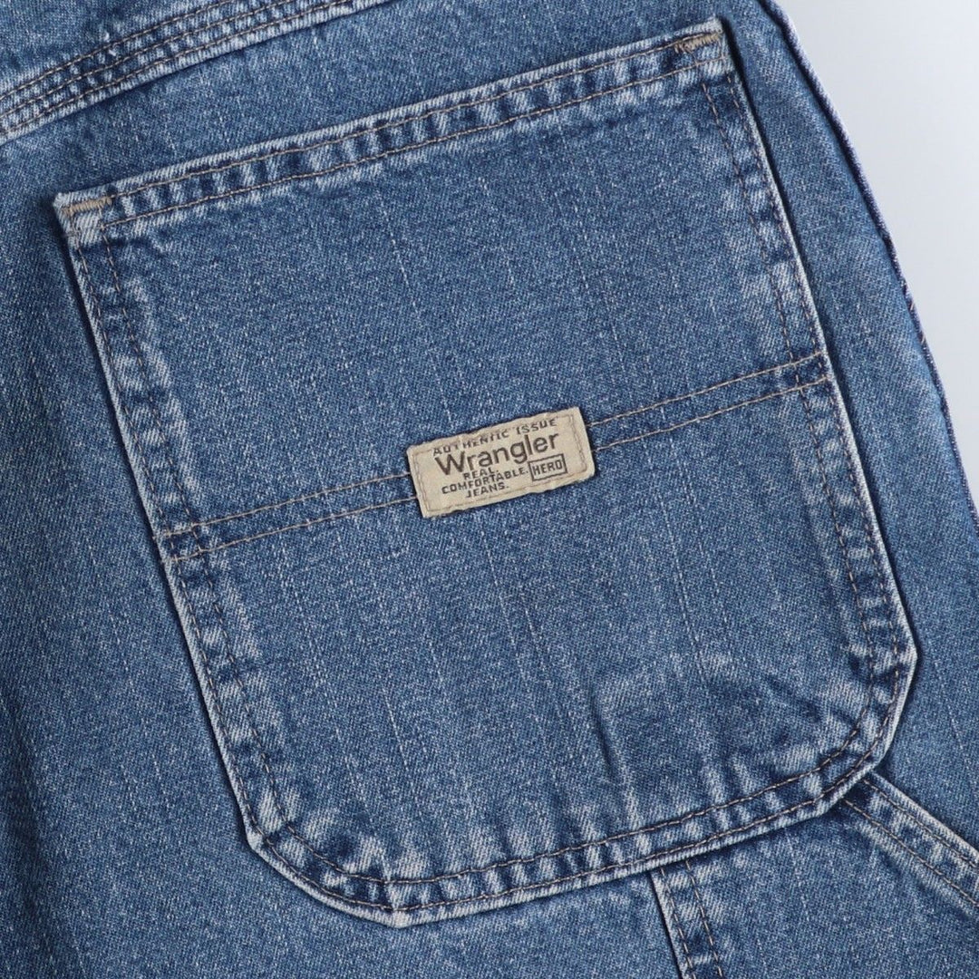 Wrangler Denim Painter Shorts, Men's, W34 equivalent cotton blue type Vintage Second Hand