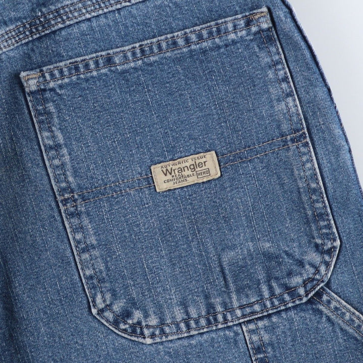 Wrangler Denim Painter Shorts, Men's, W34 equivalent cotton blue type Vintage Second Hand