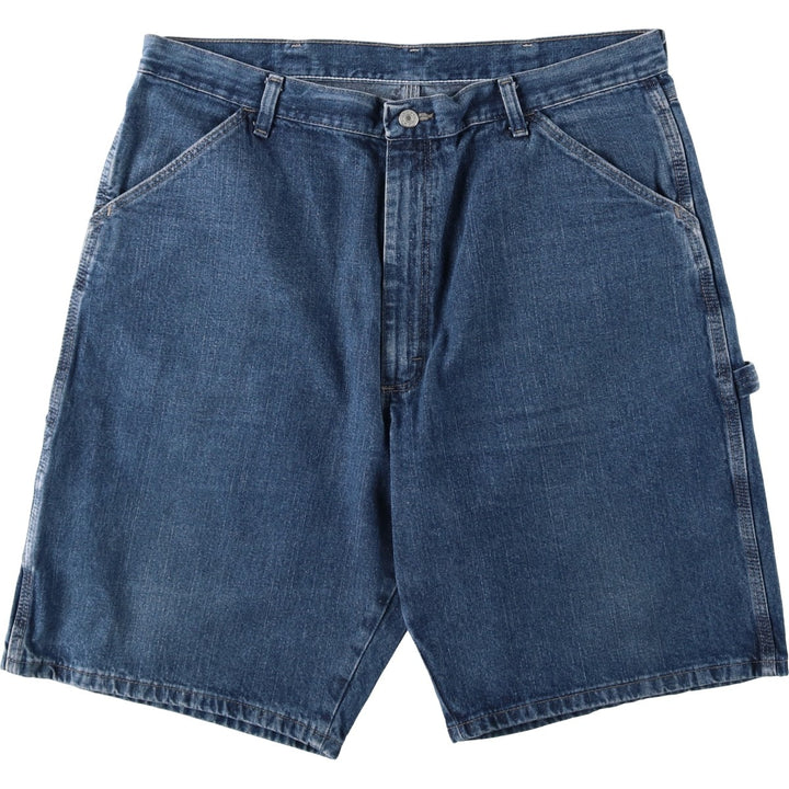 Wrangler Denim Painter Shorts, Shorts, Men's, W37 equivalent cotton blue type Vintage Second Hand