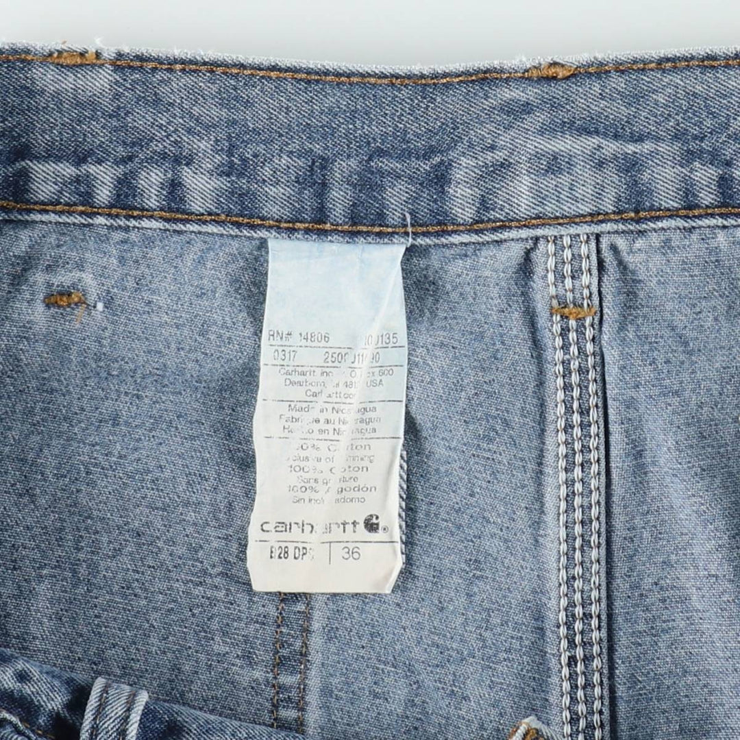 Carhartt Denim Painter Shorts, Shorts, Men's, W36 equivalent cotton blue type Vintage Second Hand
