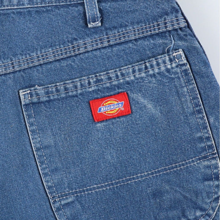 Dickies denim painter shorts, short pants, men's size w33 cotton blue type Vintage Second Hand