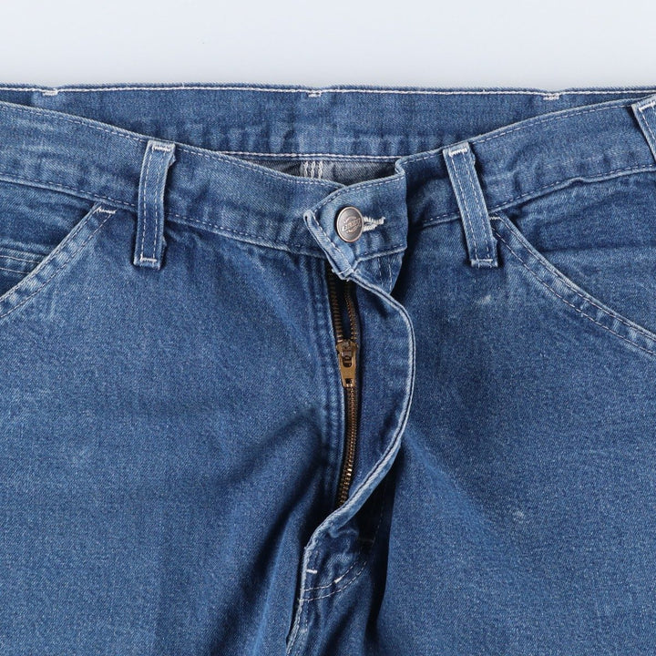 Dickies denim painter shorts, short pants, men's size w33 cotton blue type Vintage Second Hand