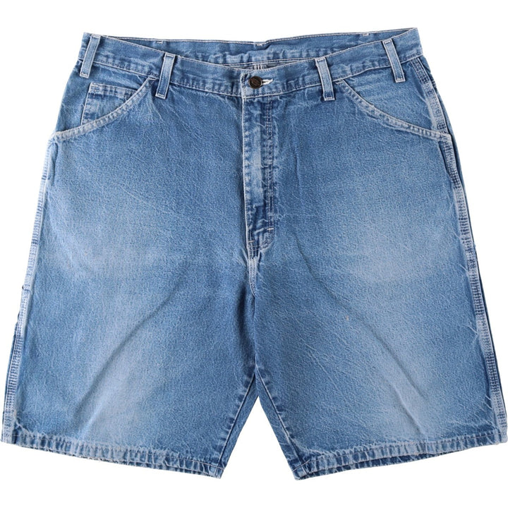 Dickies denim shorts, men's size W37 (approx.) unclear blue type Vintage Second Hand