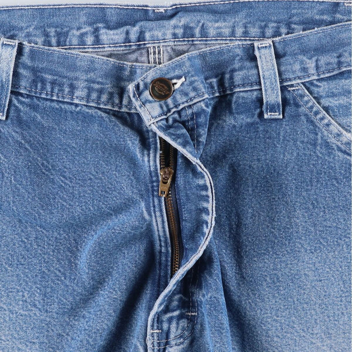 Dickies denim shorts, men's size W37 (approx.) unclear blue type Vintage Second Hand