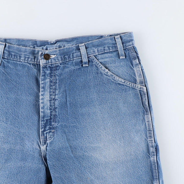 Dickies denim shorts, men's size W37 (approx.) unclear blue type Vintage Second Hand