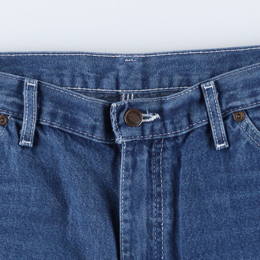 Dickies Relaxed Fit Denim Painter Shorts (Men's W37 equivalent) cotton blue type Vintage Second Hand