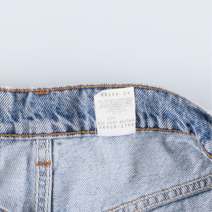 90'S Levi's 550 Relaxed Fit Orange Tab Denim Shorts, Men's Size W32 (approx.), Vintage cotton Blue type light blue Vintage Second Hand