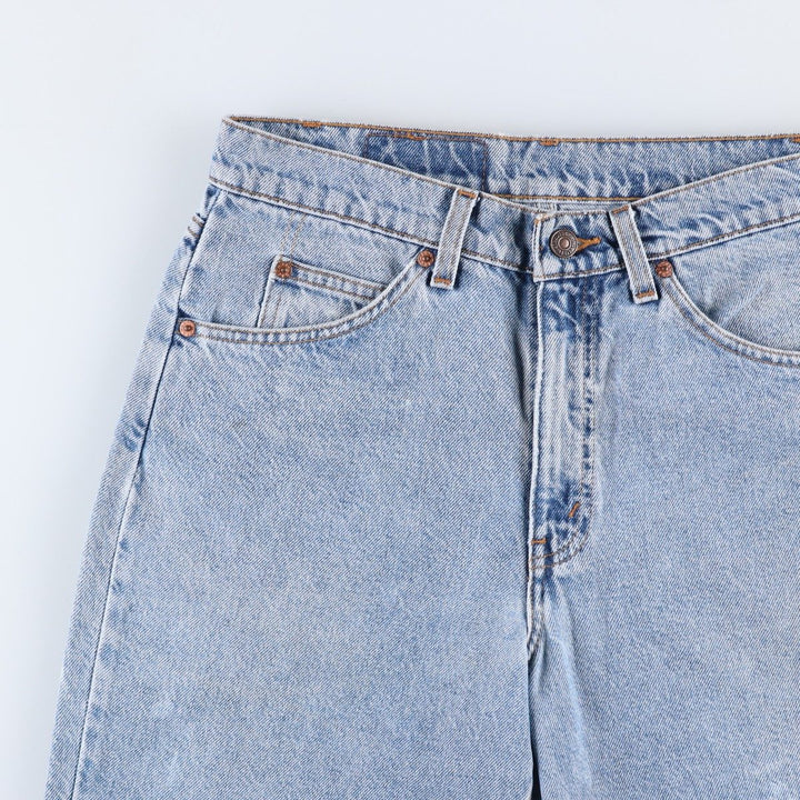 90'S Levi's 550 Relaxed Fit Orange Tab Denim Shorts, Men's Size W32 (approx.), Vintage cotton Blue type light blue Vintage Second Hand