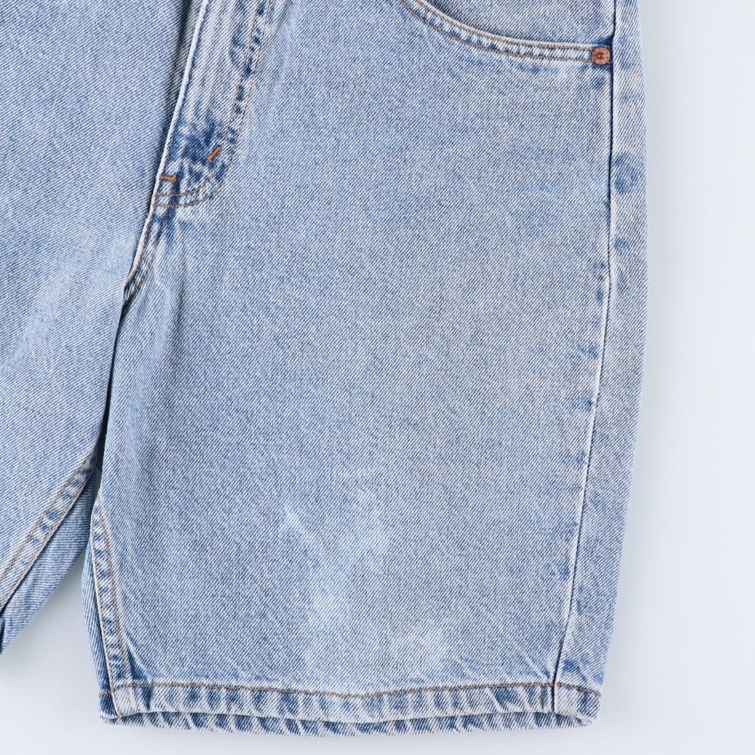 90'S Levi's 550 Relaxed Fit Orange Tab Denim Shorts, Men's Size W32 (approx.), Vintage cotton Blue type light blue Vintage Second Hand