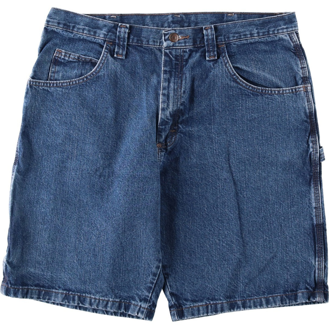 Wrangler Denim Painter Shorts, Shorts, Men's, W36 equivalent cotton blue type Vintage Second Hand
