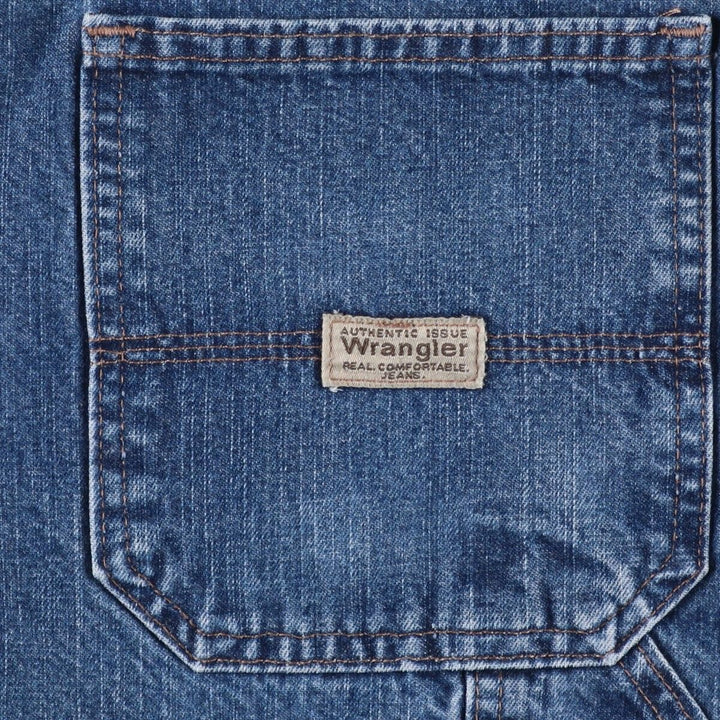 Wrangler Denim Painter Shorts, Shorts, Men's, W36 equivalent cotton blue type Vintage Second Hand