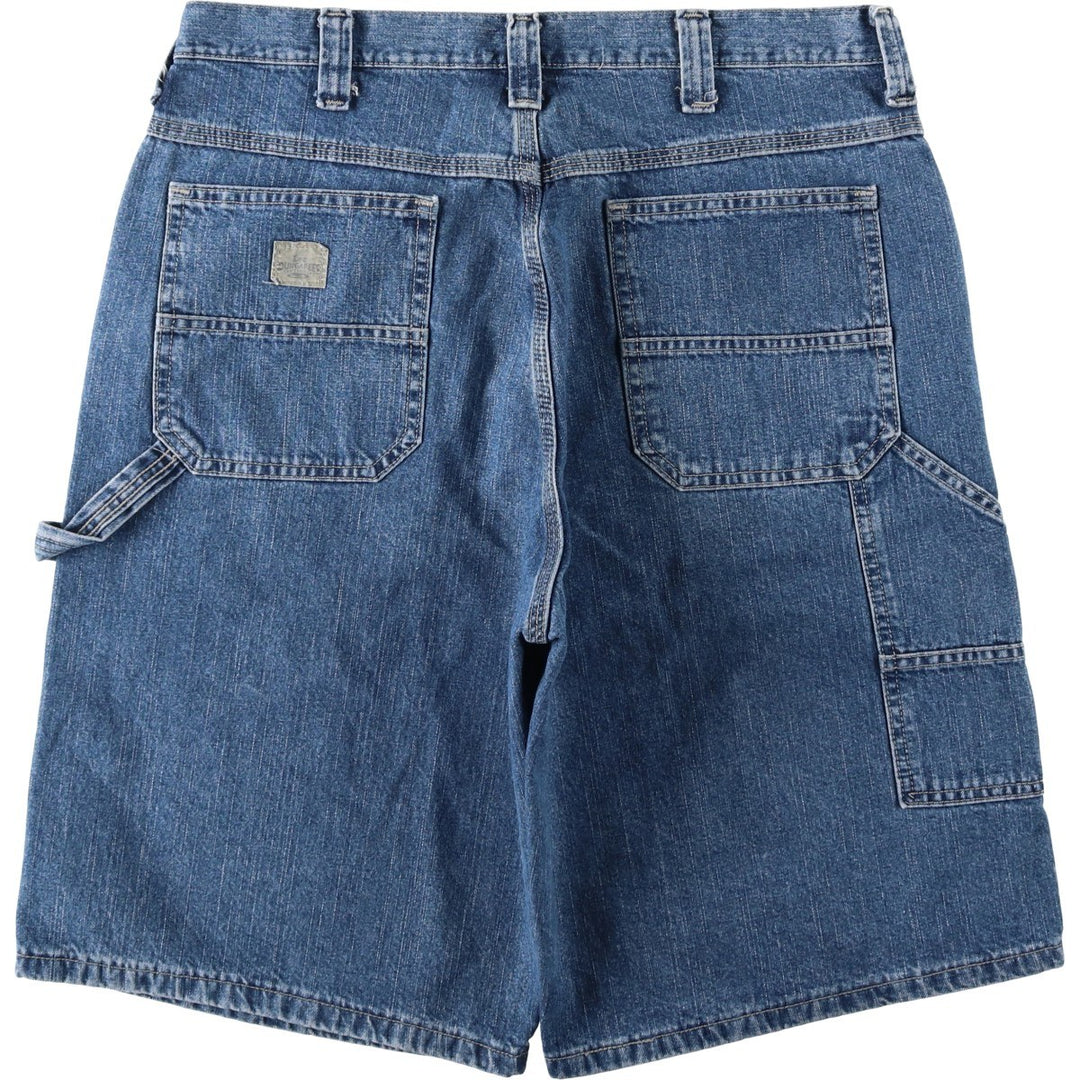 Lee denim painter shorts, men's size W35 (approx.) cotton blue type Vintage Second Hand