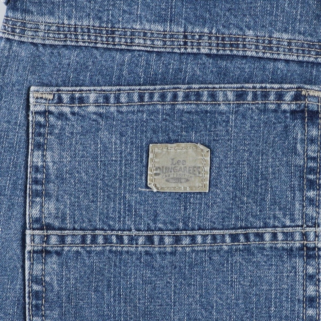 Lee denim painter shorts, men's size W35 (approx.) cotton blue type Vintage Second Hand