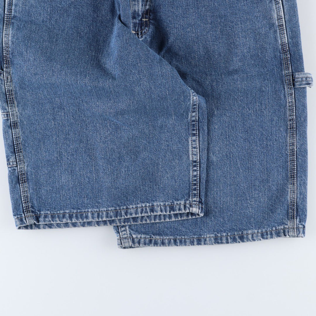 Lee denim painter shorts, men's size W35 (approx.) cotton blue type Vintage Second Hand